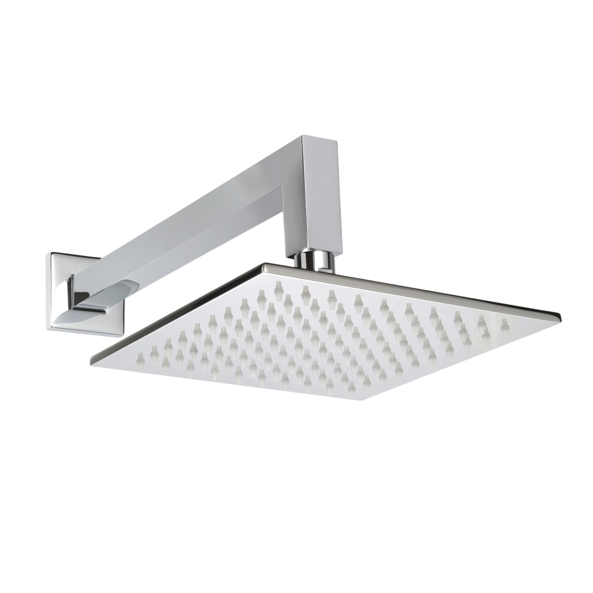 ThermaSol 15-1012 Square Rain Canopy Kit - Rain Canopy + Shower Arm