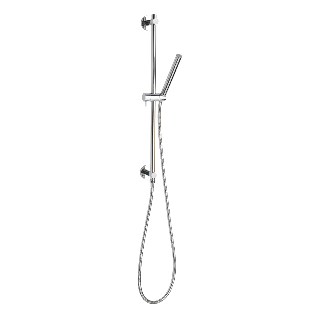 ThermaSol 15-1013 Round Hand Shower Kit - Hand Shower + Shower Rail + Hose