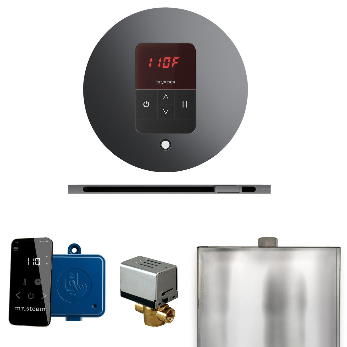 Mr. Steam Basic Butler Steam Control Package with iTempo Control and Linear Steamhead