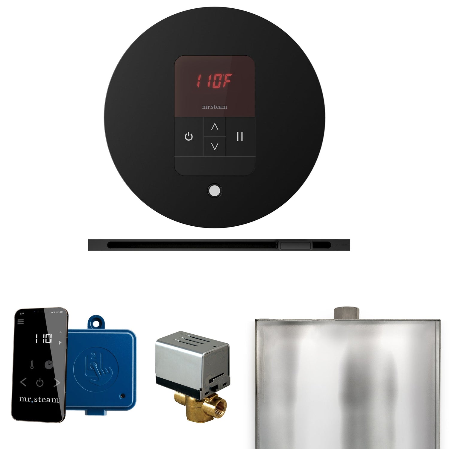 Mr. Steam Basic Butler Steam Control Package with iTempo Control and Linear Steamhead