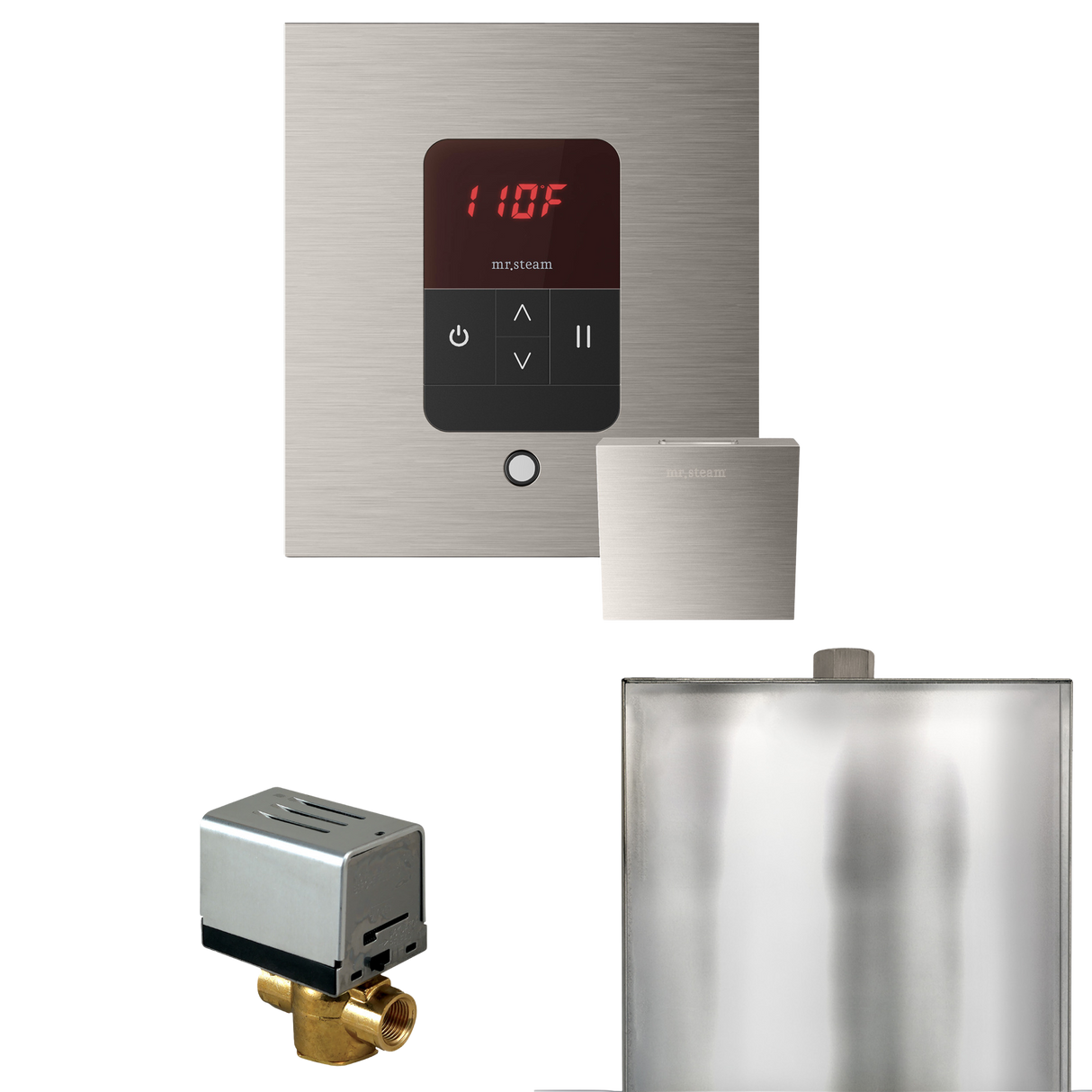 Mr. Steam Basic Butler Steam Shower Control Package with iTempo Control and Steamhead