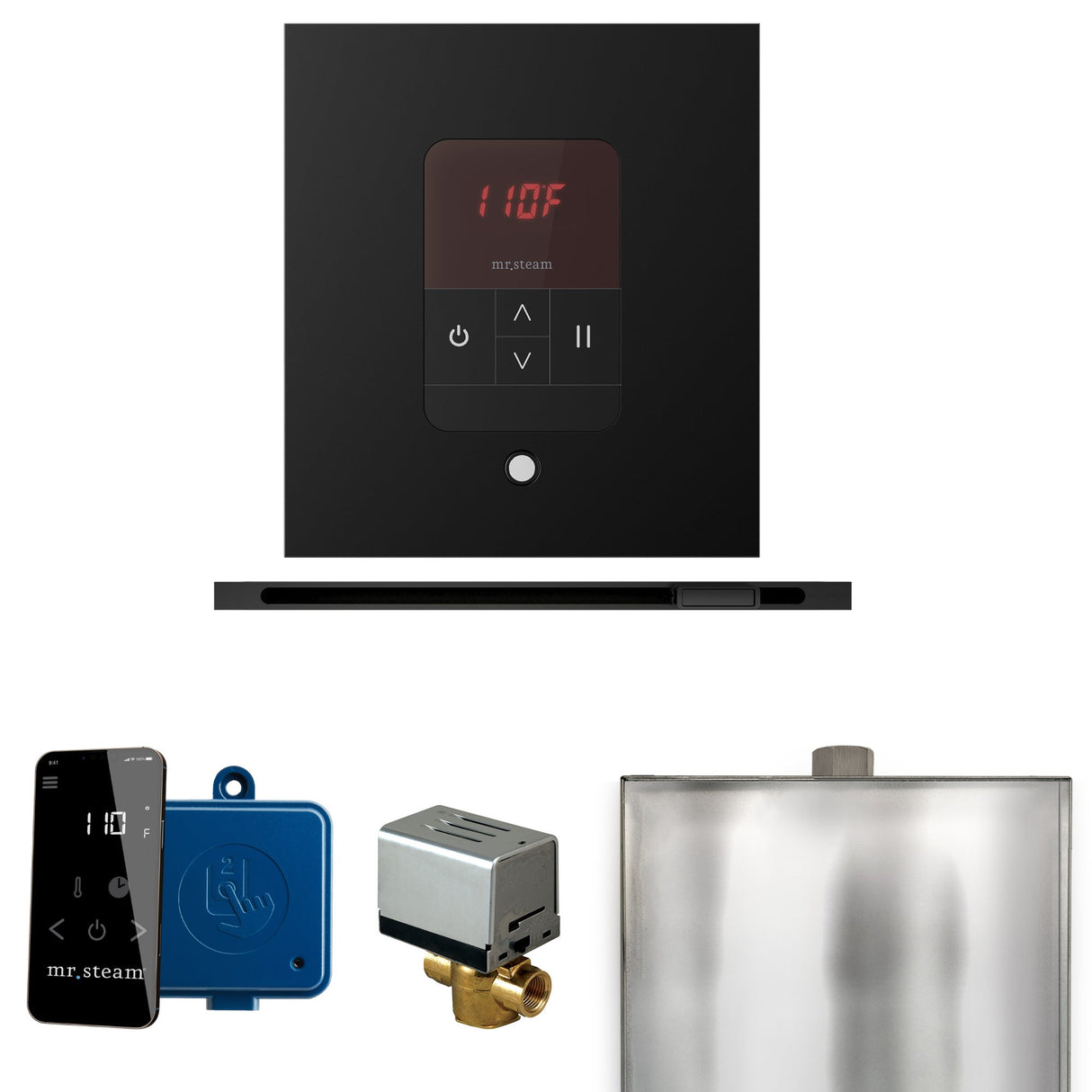Mr. Steam Basic Butler Steam Control Package with iTempo Control and Linear Steamhead