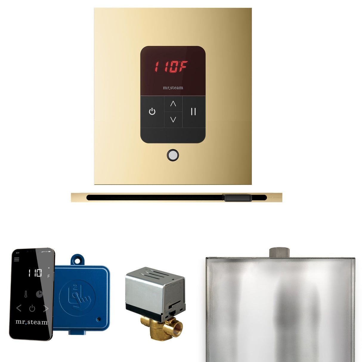 Mr. Steam Basic Butler Steam Control Package with iTempo Control and Linear Steamhead