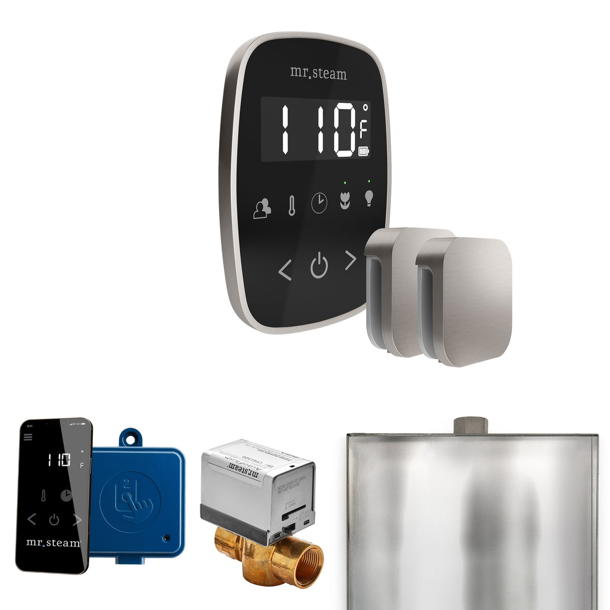 Mr. Steam ButlerFlex Max Steam Shower Control Package with TempoFlex Control and Steamhead