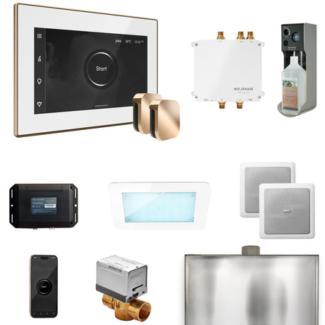 Mr. Steam Bliss Max Steam Shower Control Package with iSteamX Control and Steamhead