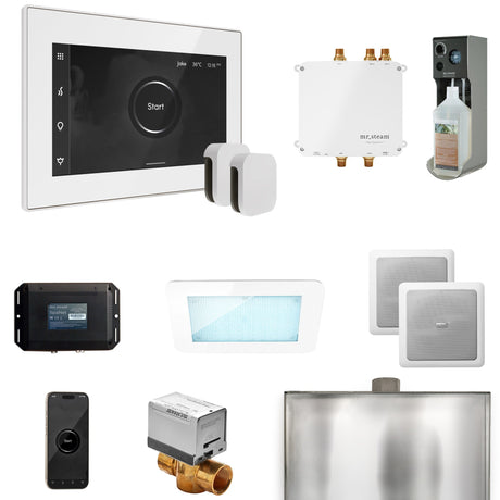 Mr. Steam Bliss Max Steam Shower Control Package with iSteamX Control and Steamhead