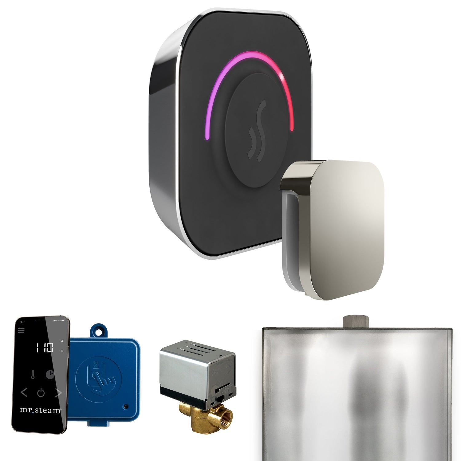 Mr. Steam ButlerTouch Steam Shower Control Package with TempoTouch Control and Steamhead