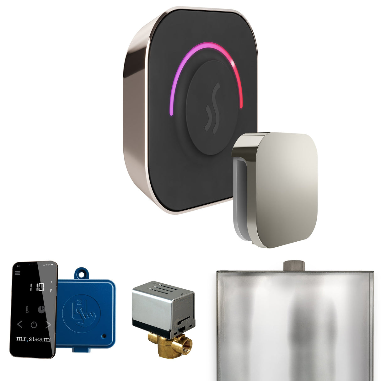 Mr. Steam ButlerTouch Steam Shower Control Package with TempoTouch Control and Steamhead