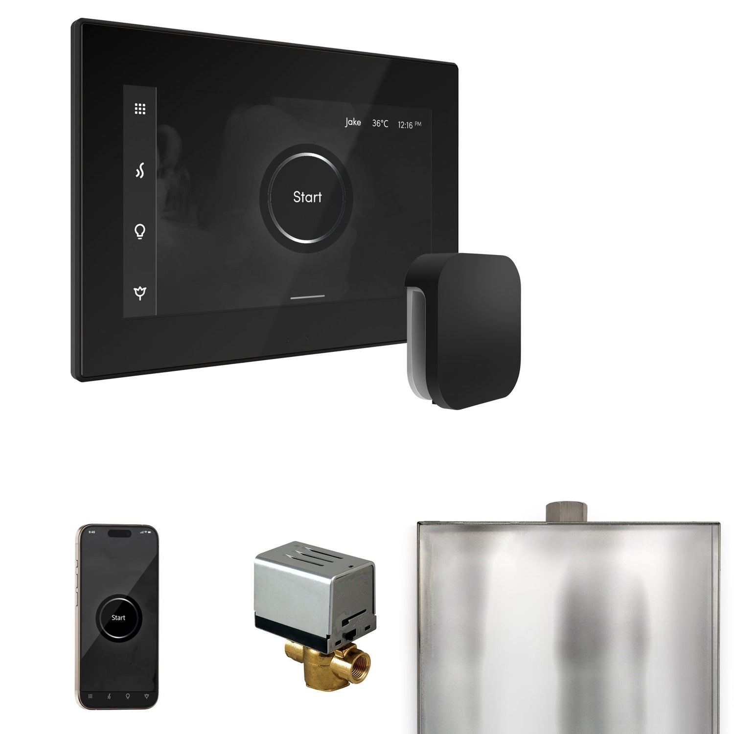 Mr. Steam XButler Steam Shower Control Package with iSteamX Control and Steamhead