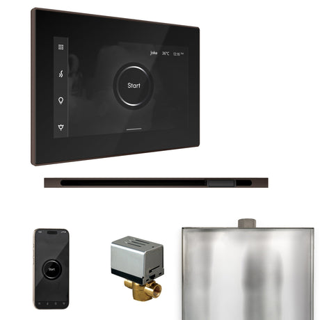 Mr. Steam XButler Steam Shower Control Package with iSteamX Control and Linear Steamhead
