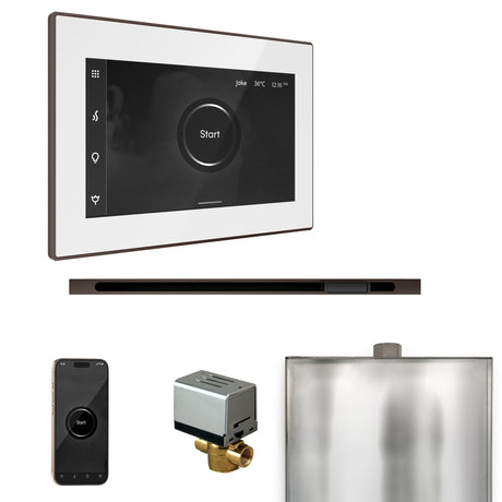 Mr. Steam XButler Steam Shower Control Package with iSteamX Control and Linear Steamhead