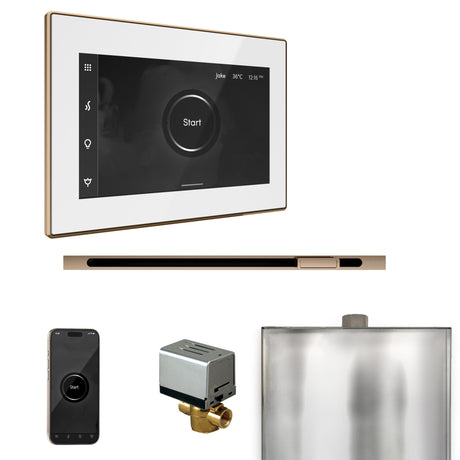 Mr. Steam XButler Steam Shower Control Package with iSteamX Control and Linear Steamhead