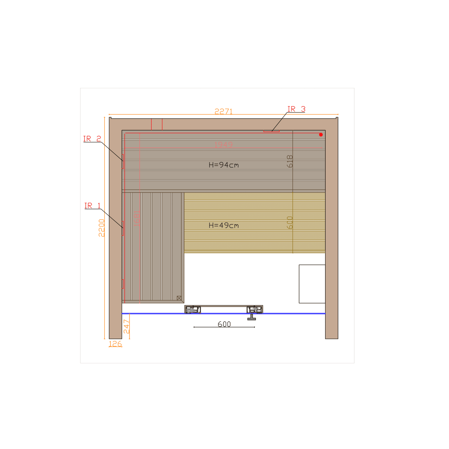 ThermaSol Fortis Outdoor Sauna