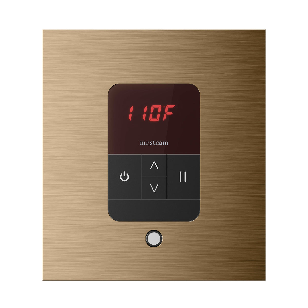 Mr. Steam iTempo Square Steam Shower Control and Steamhead