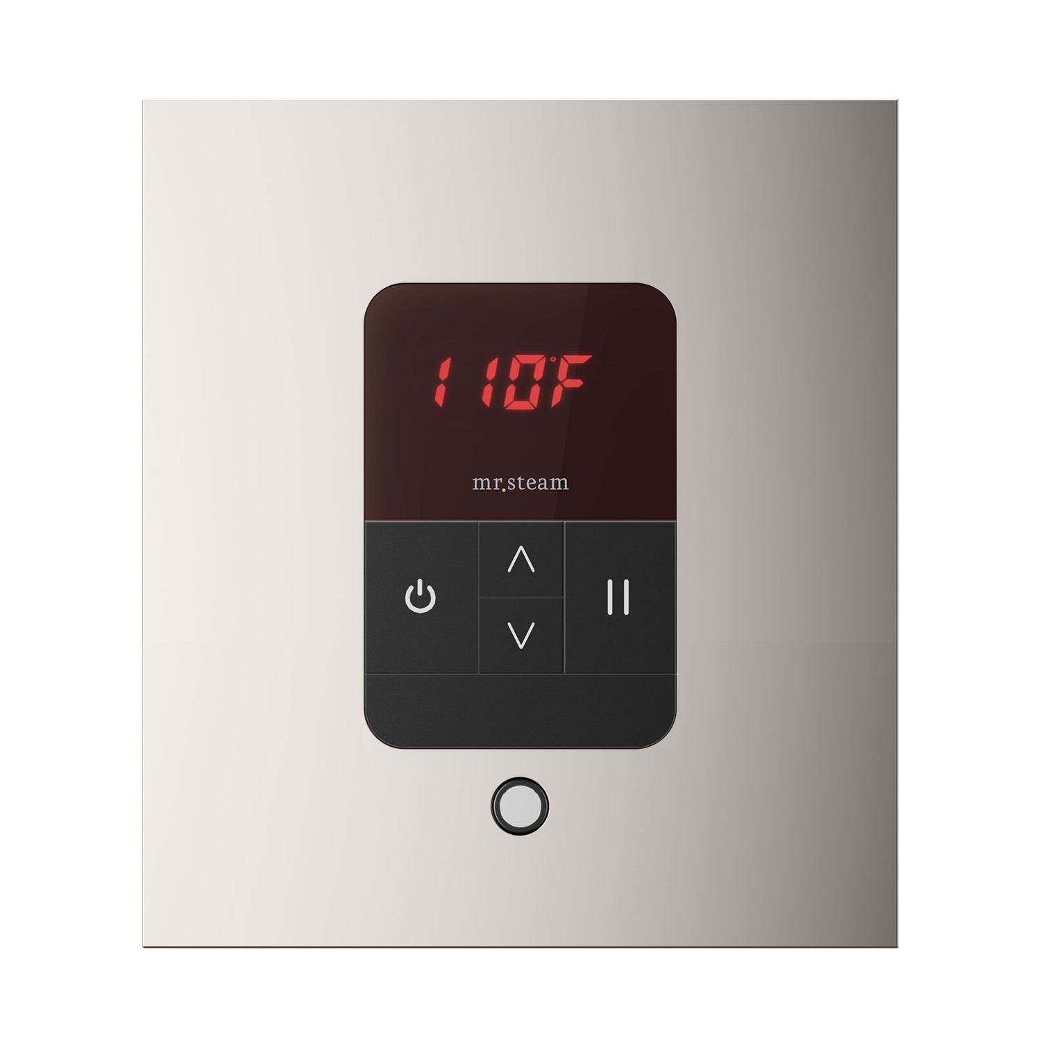 Mr. Steam iTempo Square Steam Shower Control and Steamhead