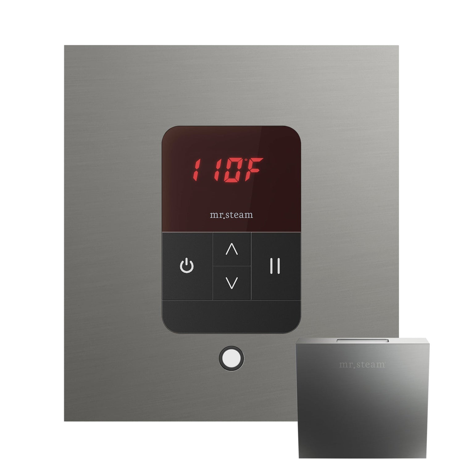 Mr. Steam iTempo Square Steam Shower Control and Steamhead