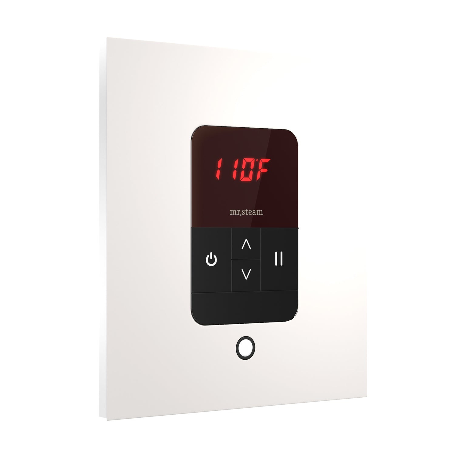 Mr. Steam iTempo Square Steam Shower Control and Steamhead