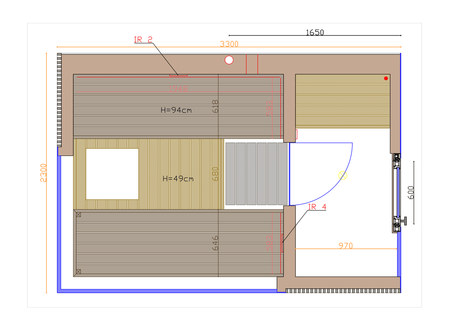 ThermaSol Ombra Outdoor Sauna