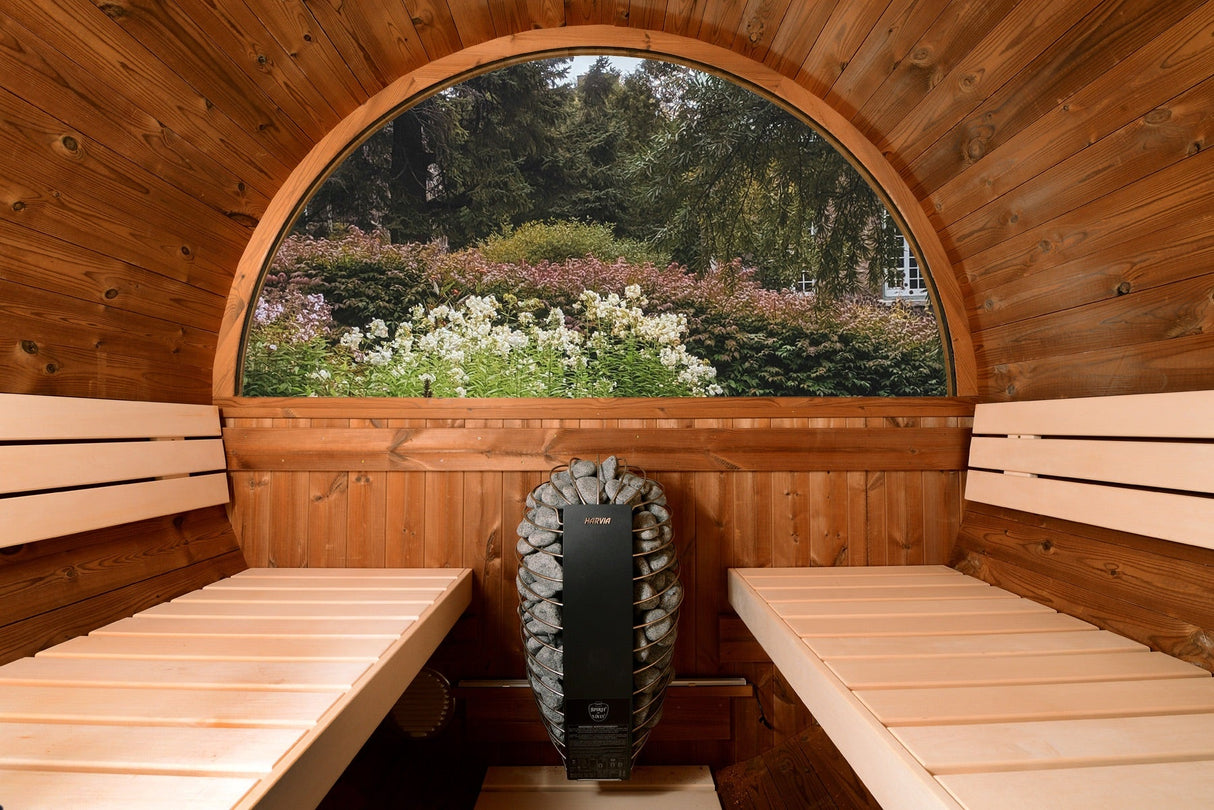 ThermaSol Takoa Barrel Outdoor Sauna