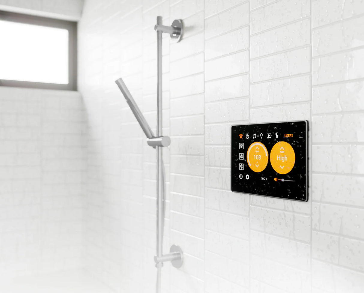 ThermaSol 15-1013 Round Hand Shower Kit - Hand Shower + Shower Rail + Hose