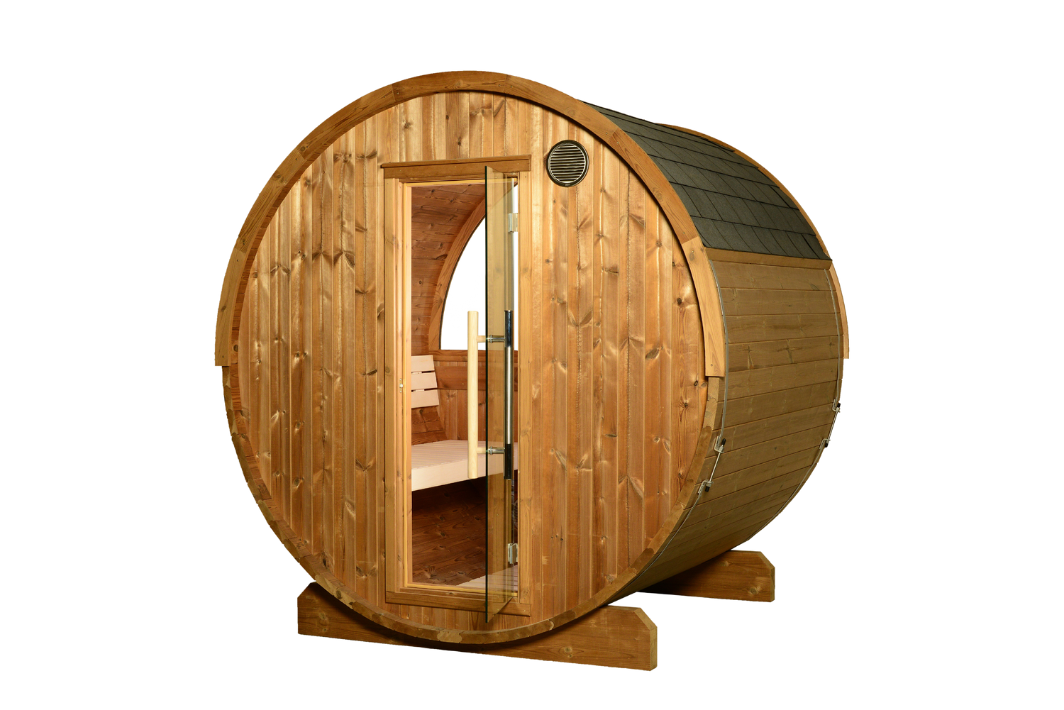 ThermaSol Takoa Barrel Outdoor Sauna