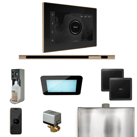 Mr. Steam XDream Steam Shower Control Package with iSteamX Control and Linear Steamhead