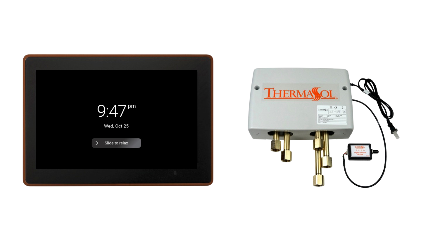 ThermaSol DSPU-TT15 Digital Shower Package - ThermaTouch2 15' Control + Digital Shower Valve