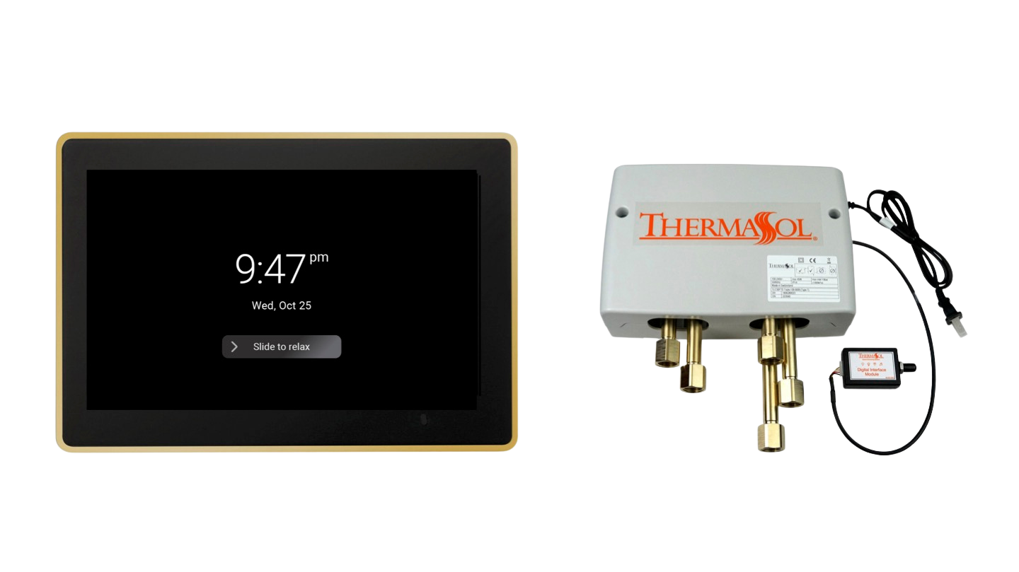 ThermaSol DSPU-TT15 Digital Shower Package - ThermaTouch2 15' Control + Digital Shower Valve
