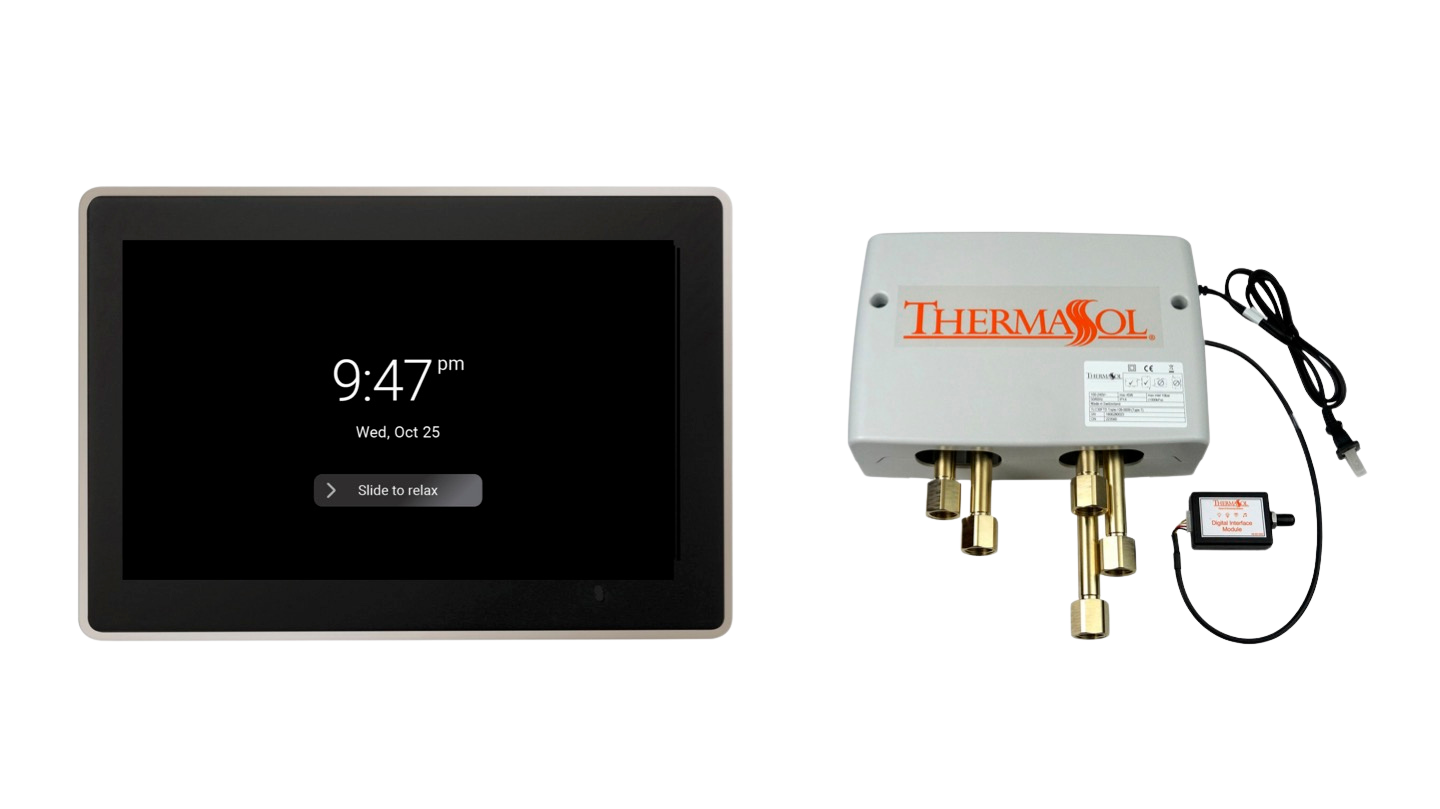 ThermaSol DSPU-TT15 Digital Shower Package - ThermaTouch2 15' Control + Digital Shower Valve