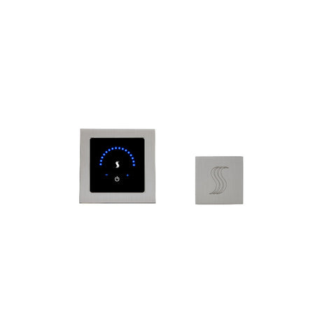 ThermaSol MTMR-SVSQ MicroTouch Recessed Square Control + Square SteamVection Steam Head Kit