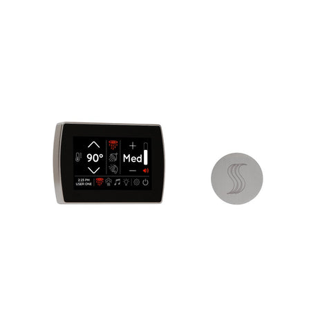 ThermaSol STCM-SVRD SignaTouch 5 Wall Mount Control + Round SteamVection Steam Head Kit