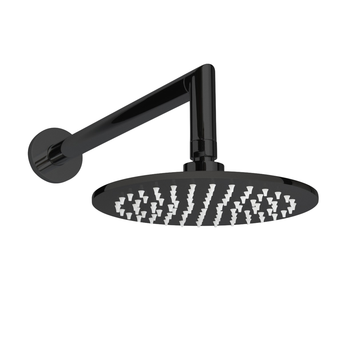 ThermaSol 15-1011 Round Rain Canopy Kit - Rain Canopy + Shower Arm