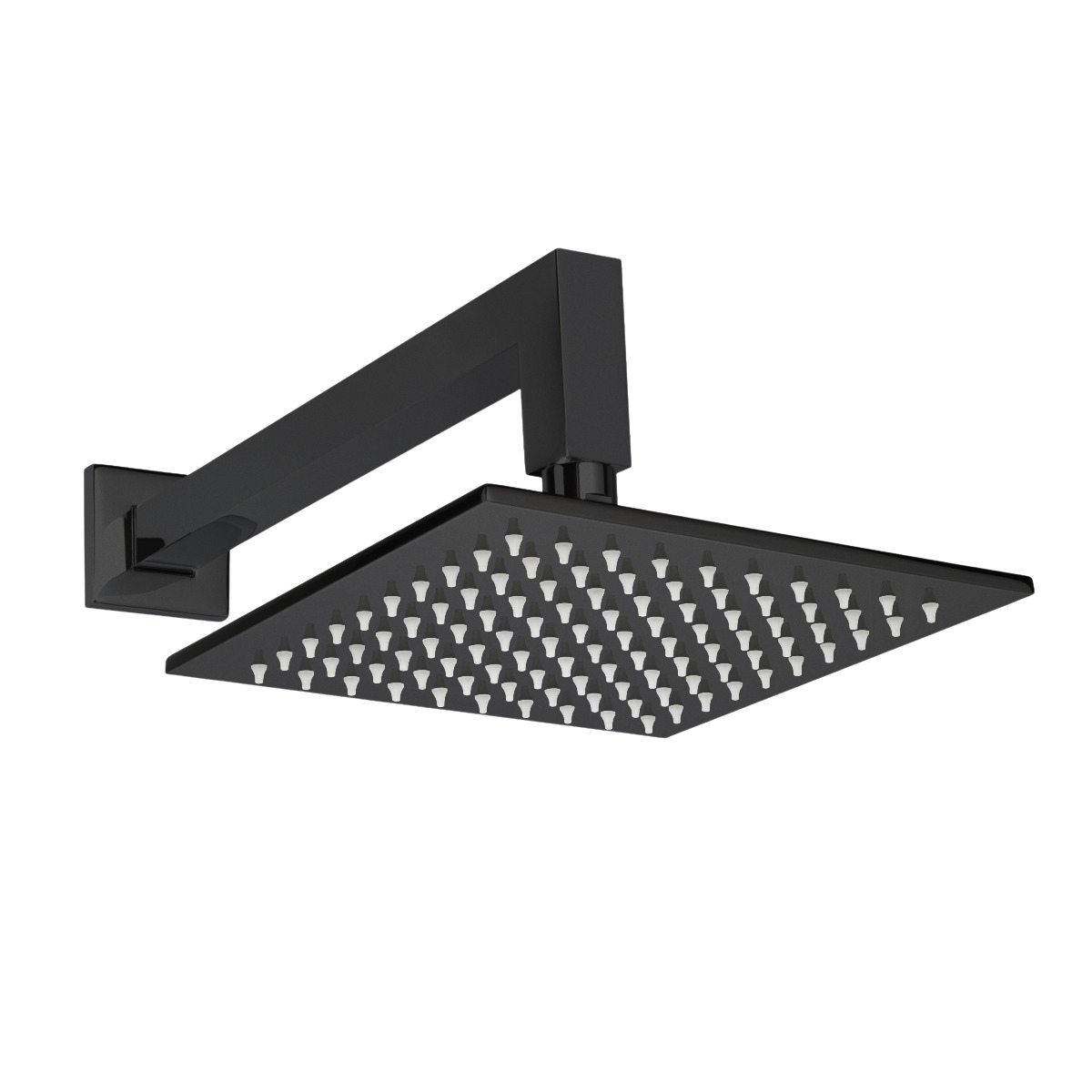 ThermaSol 15-1012 Square Rain Canopy Kit - Rain Canopy + Shower Arm