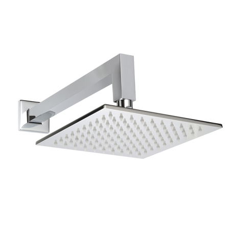 ThermaSol 15-1012 Square Rain Canopy Kit - Rain Canopy + Shower Arm