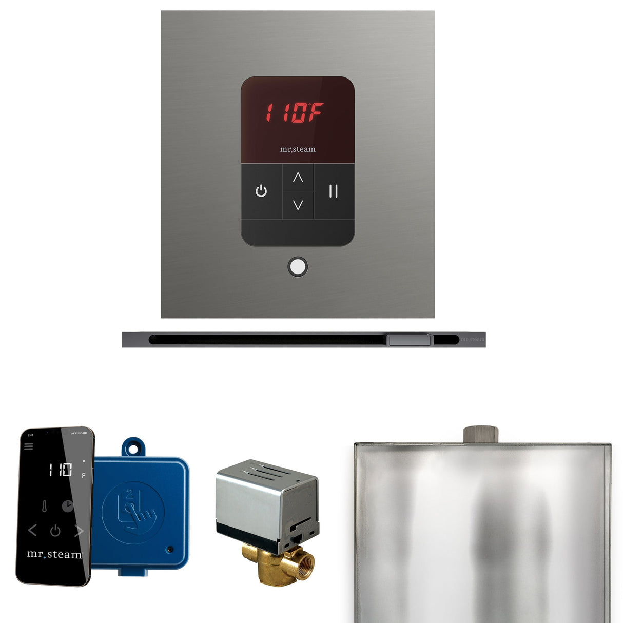 Mr. Steam Basic Butler Steam Control Package with iTempo Control and Linear Steamhead