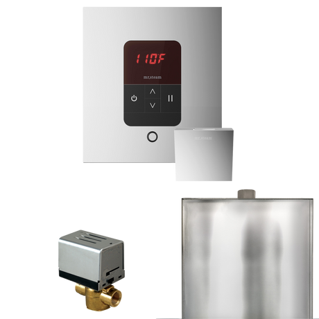 Mr. Steam Basic Butler Steam Shower Control Package with iTempo Control and Steamhead