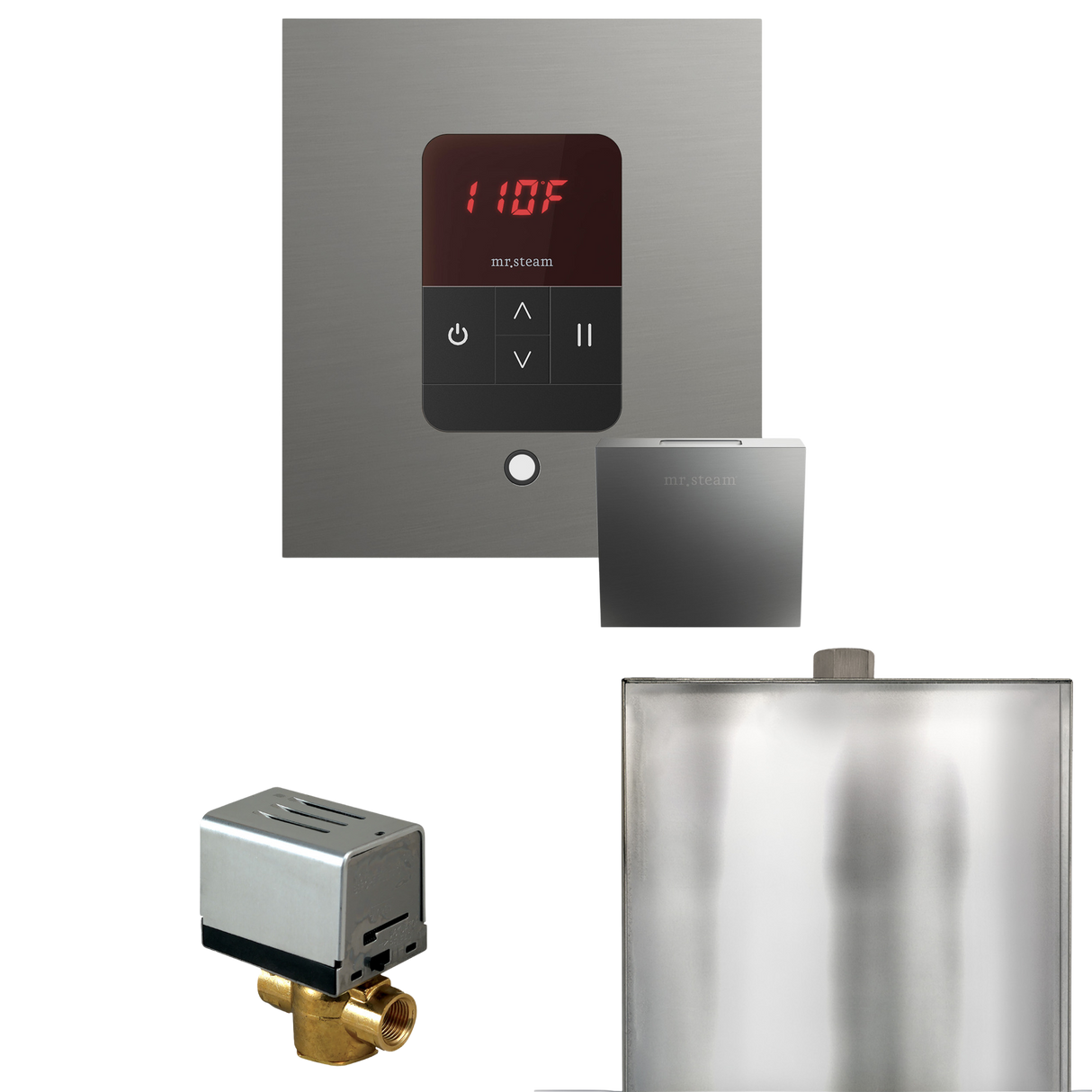 Mr. Steam Basic Butler Steam Shower Control Package with iTempo Control and Steamhead