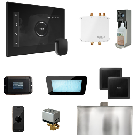Mr. Steam Bliss Steam Shower Control Package with iSteamX Control and Steamhead