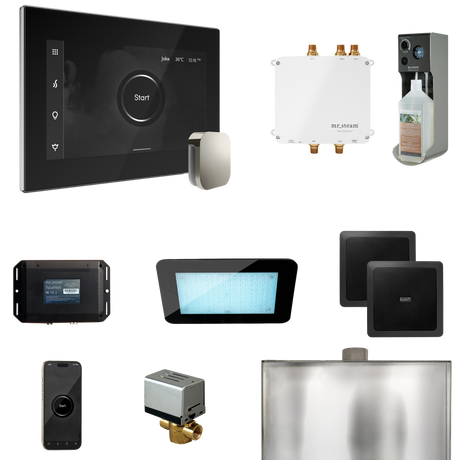 Mr. Steam Bliss Steam Shower Control Package with iSteamX Control and Steamhead