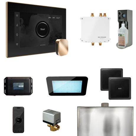 Mr. Steam Bliss Steam Shower Control Package with iSteamX Control and Steamhead