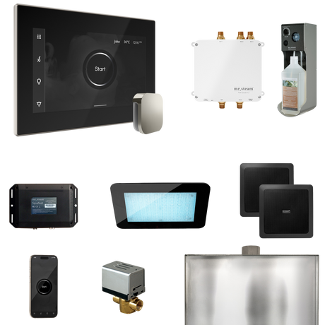 Mr. Steam Bliss Steam Shower Control Package with iSteamX Control and Steamhead