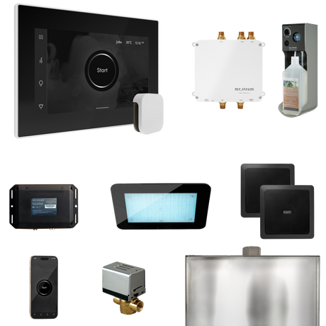 Mr. Steam Bliss Steam Shower Control Package with iSteamX Control and Steamhead