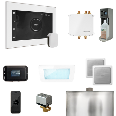 Mr. Steam Bliss Steam Shower Control Package with iSteamX Control and Steamhead