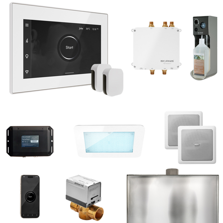 Mr. Steam Bliss Max Steam Shower Control Package with iSteamX Control and Steamhead