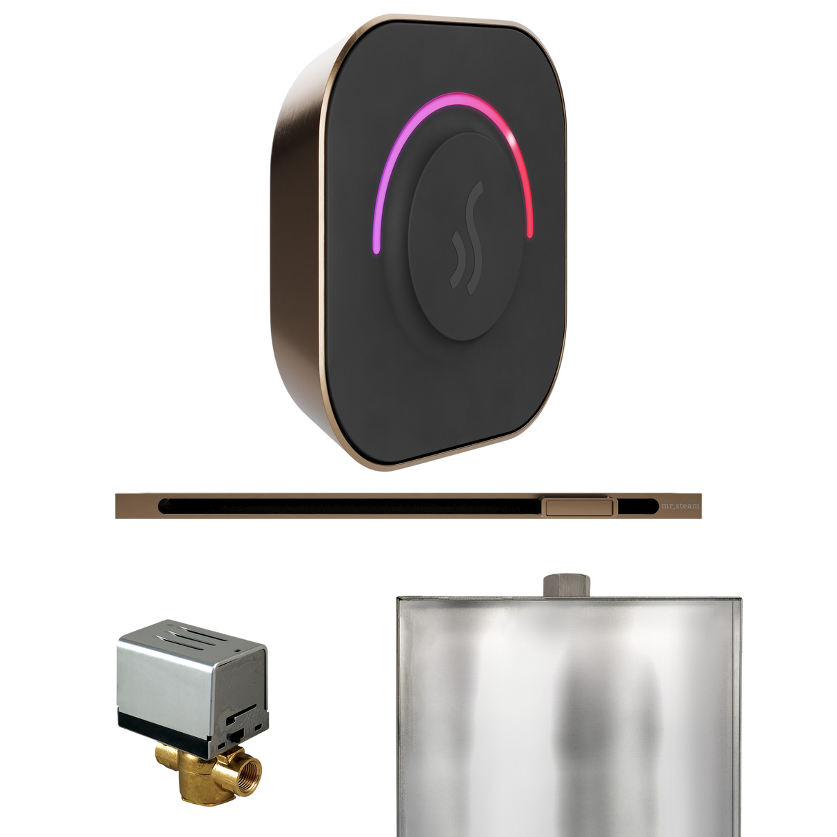 Mr. Steam ButlerTouch Steam Shower Control Package with TempoTouch Control and Linear Steamhead