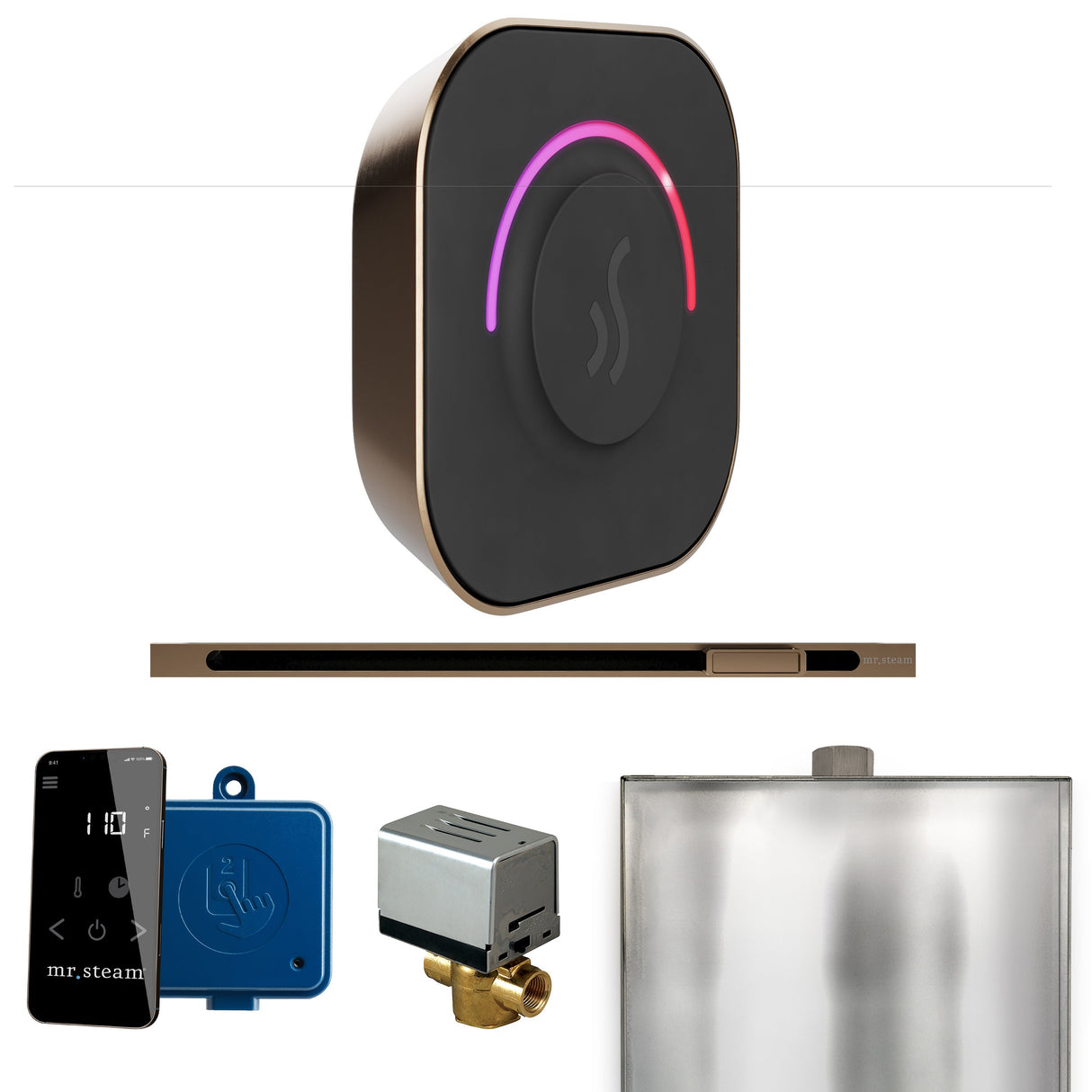 Mr. Steam ButlerTouch Steam Shower Control Package with TempoTouch Control and Linear Steamhead