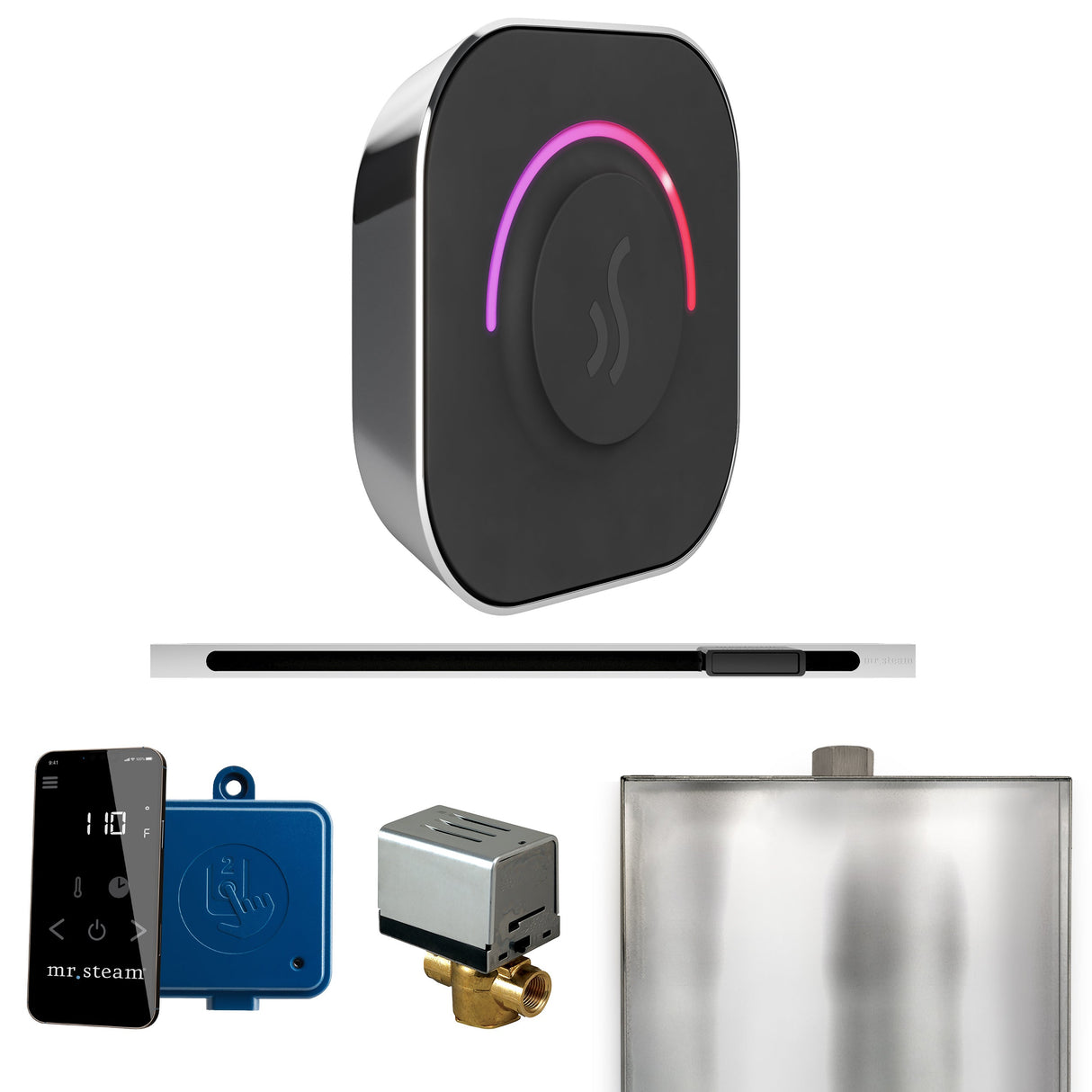 Mr. Steam ButlerTouch Steam Shower Control Package with TempoTouch Control and Linear Steamhead