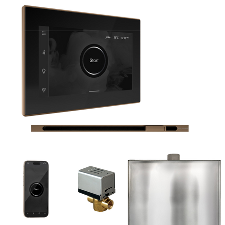 Mr. Steam XButler Steam Shower Control Package with iSteamX Control and Linear Steamhead