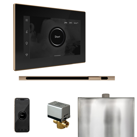 Mr. Steam XButler Steam Shower Control Package with iSteamX Control and Linear Steamhead