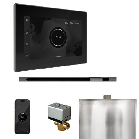 Mr. Steam XButler Steam Shower Control Package with iSteamX Control and Linear Steamhead